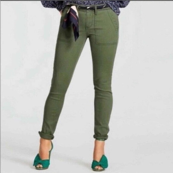 Cabi women’s Jeans 5315 |The Quest Cargo| Skinny Pants 6 Green Mid Rise Jeans. - Picture 1 of 15